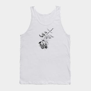 Black Rose Illustration Tank Top